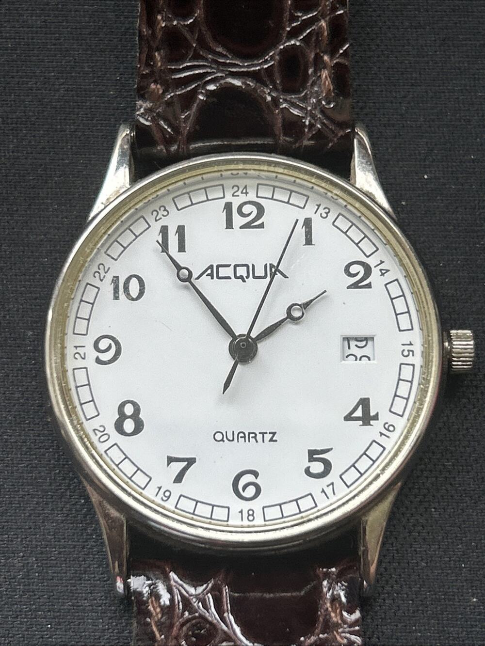 Acqua White Dial Silver Tone Women’s Quartz Watch